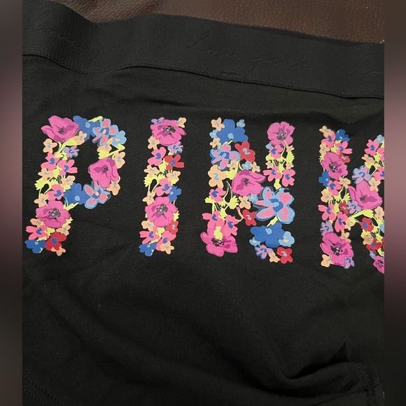 PINK LOGO BOYSHORT UNDERWEAR - Picture 2 of 4